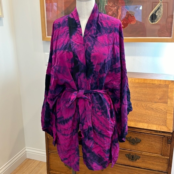 Sun Child Silk Jacket with Belt - Picture 2 of 6
